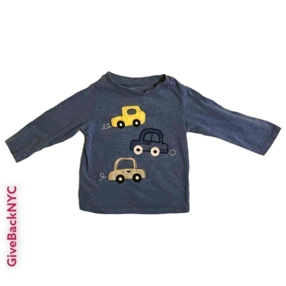 First Impressions Blue Long Sleeve Shirt 12M